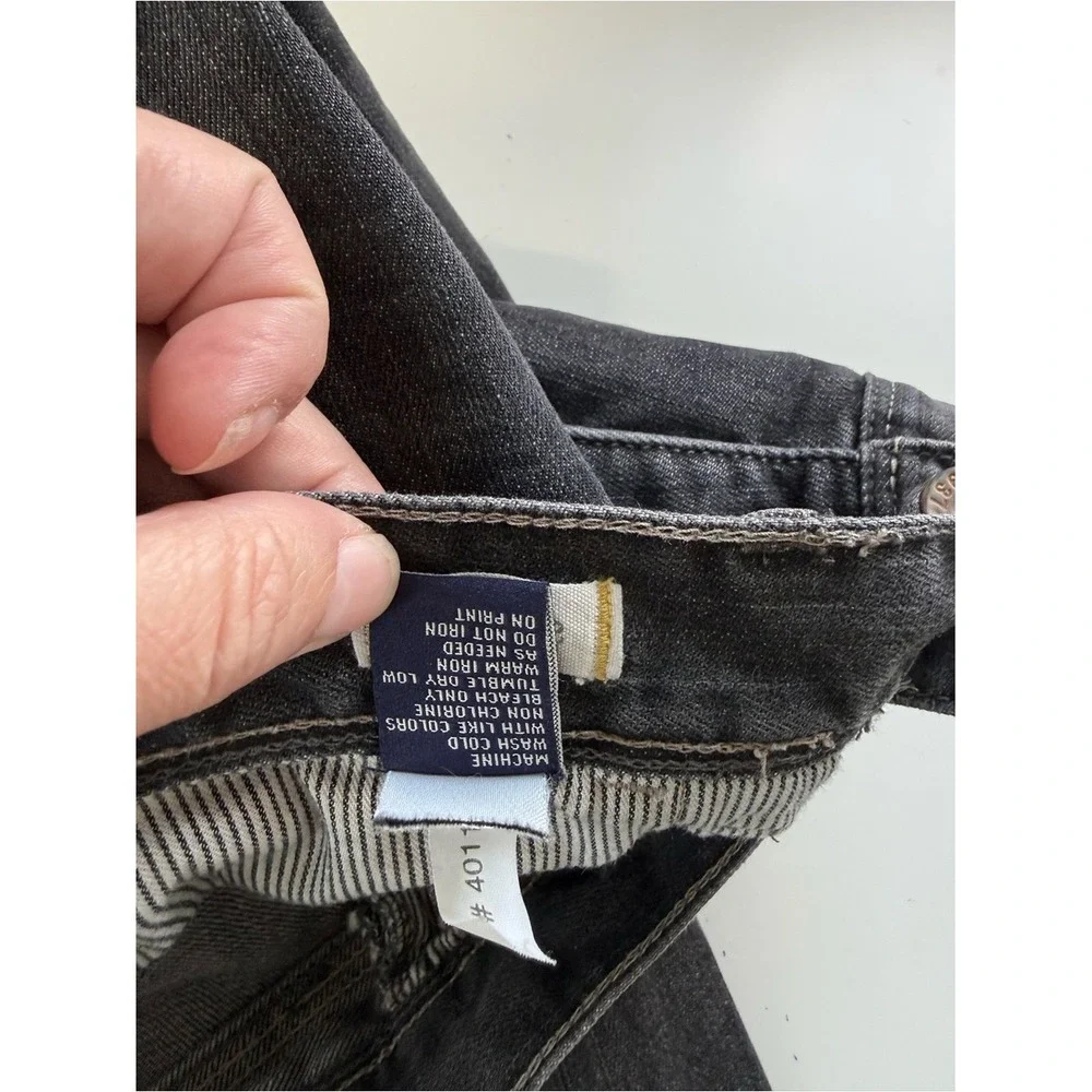 Madewell Mens‎ Black Straight Leg Denim Jeans Authentic Flex Size 30x32 Eco